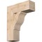 Ekena Millwork Funston Block Smooth Bracket, Douglas Fir, 5 1/2"W x 18"D x 22"H BKT06X18X22FST05SDF - alternate 1